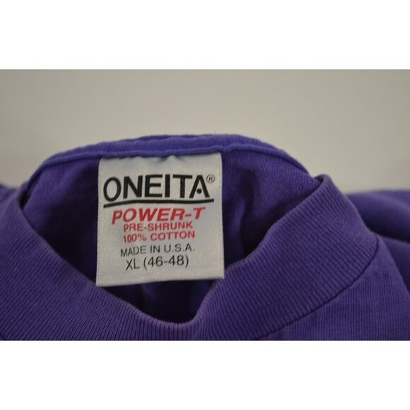 Knee Knackering North Shore Trail Run Vancouver 1993 XL Shirt Vtg Single Stitch - Picture 6 of 9